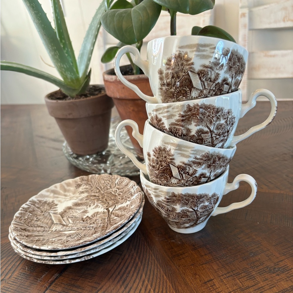Johnson Brothers Watermill pattern Tea Bundle.